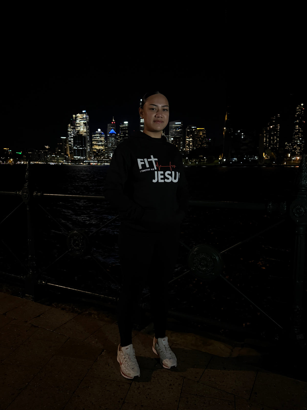 "THE PURPOSE" WHITE HOODIE